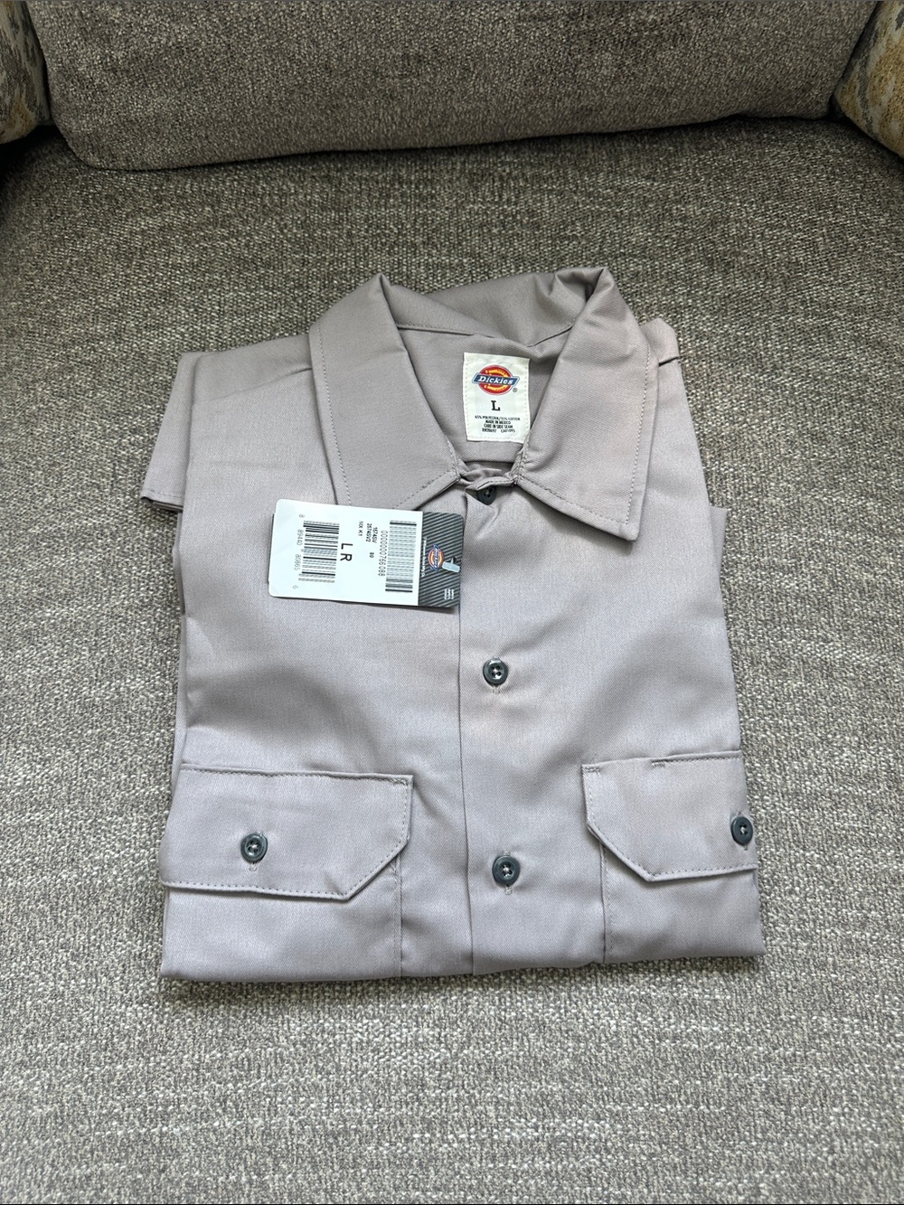 Dickies Men’s Light Gray Work Shirt Jacket